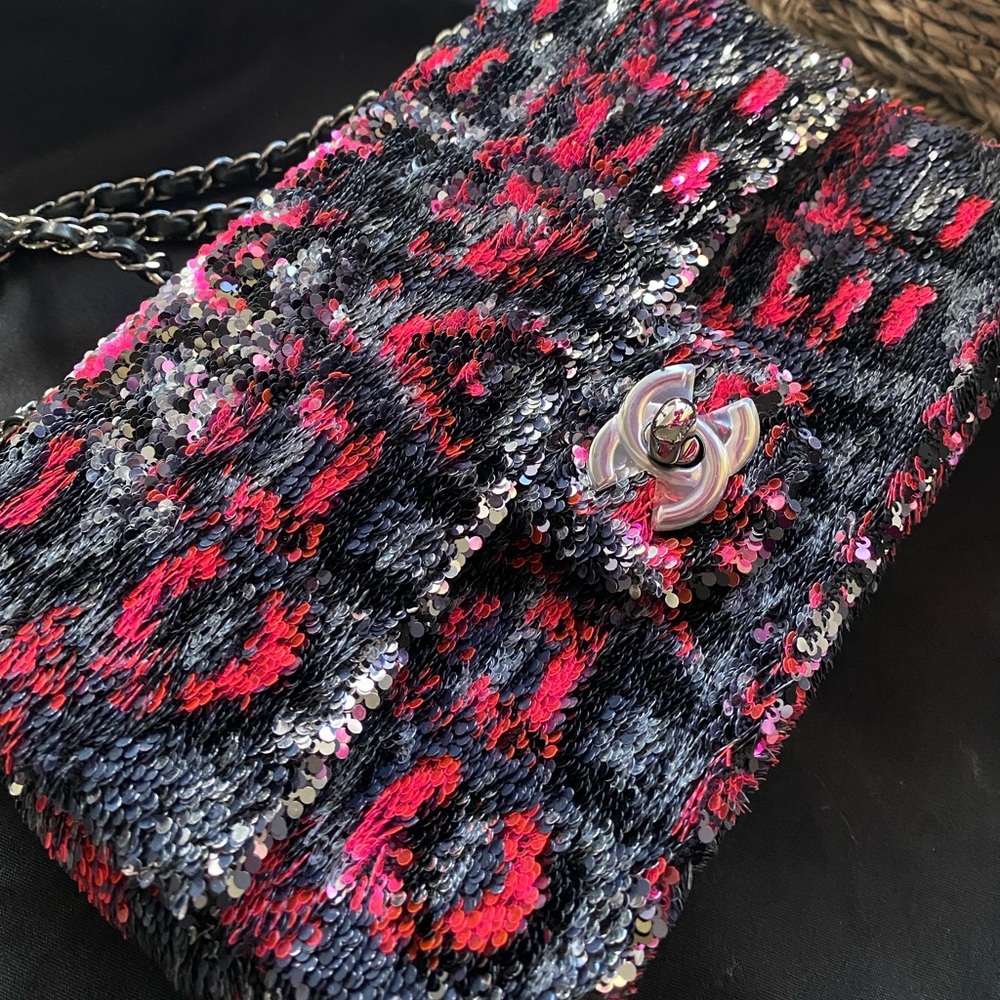‼️SOLD‼️NWT! Chanel small rectangle sequin limited flap bag